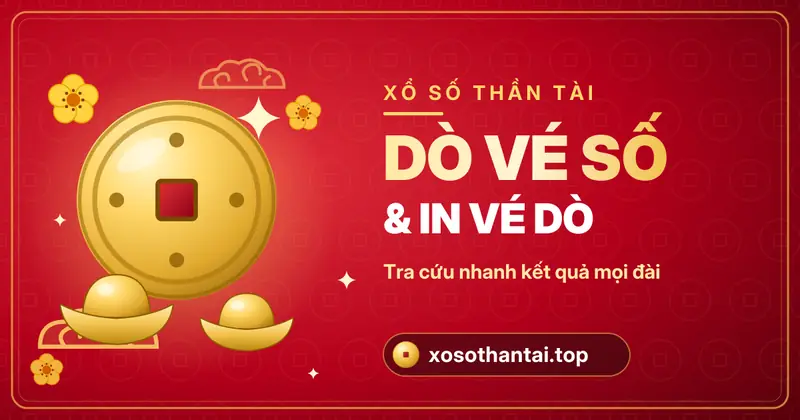 In vé dò xổ số 3 miền